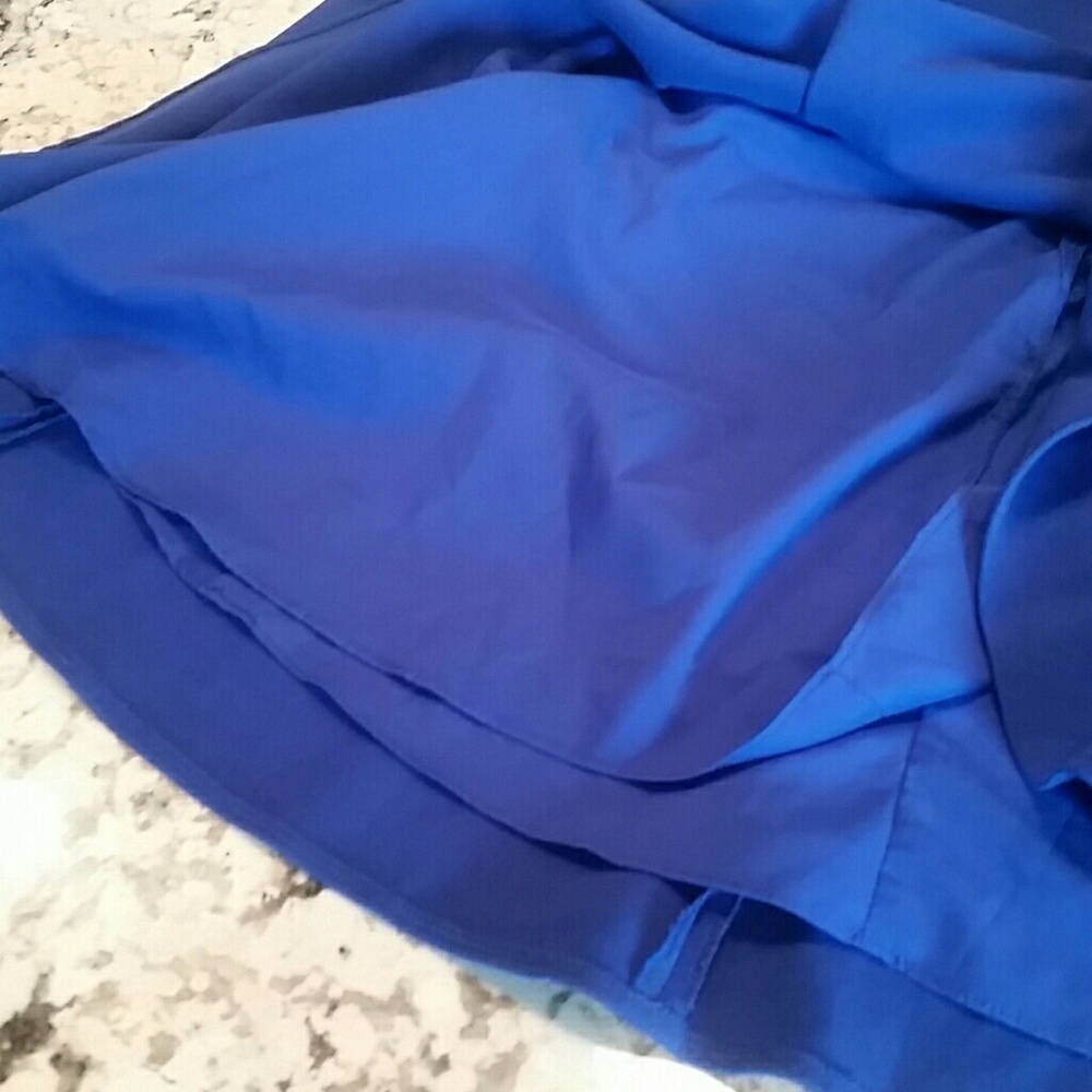 ELIZA J l  Ponte knit Skater Dress Royal Blue C6 - Picture 5 of 6